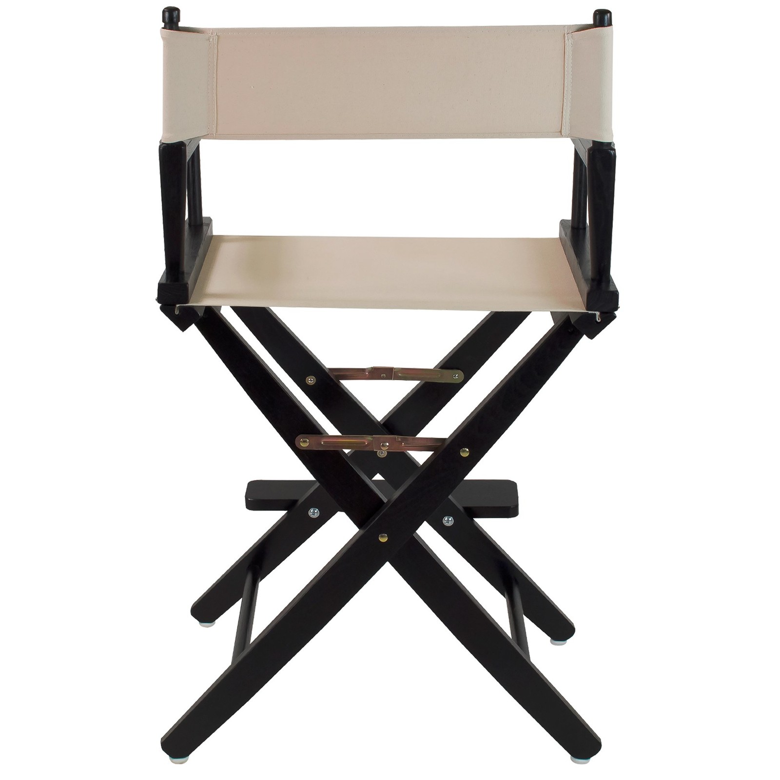 24 Inch Counter Height Solid Hardwood Chair with Armrests Foldable Design