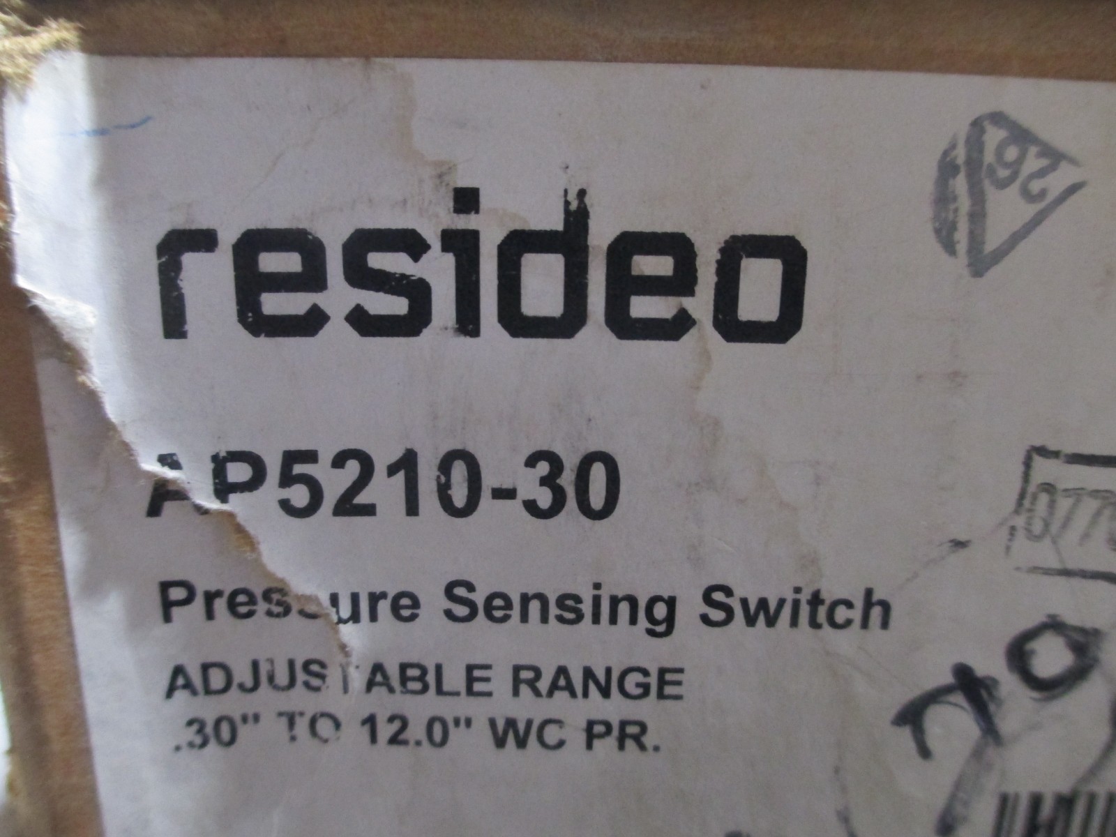 Honeywell AP5210-30 Pressure Switch NEW!