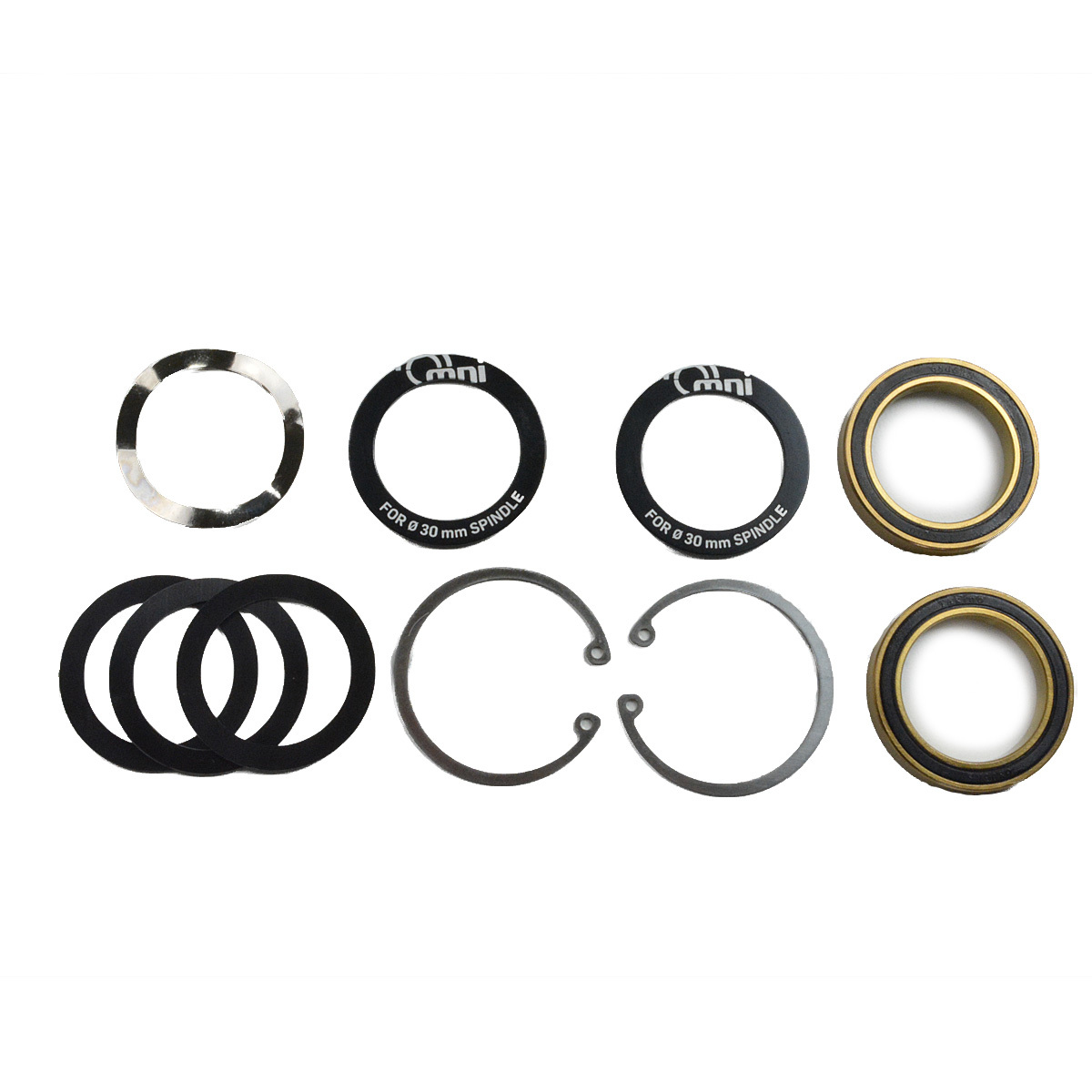 OMNI Racer Ti CERAMIC WORLDS LIGHTEST BB30 Bottom Bracket: BB30 Crankset