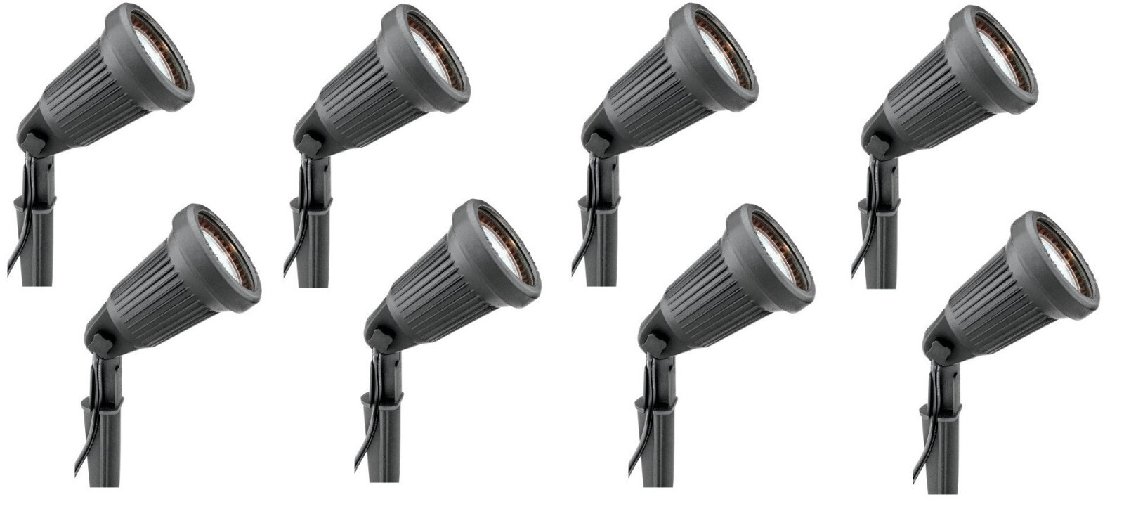 Lot of 8 Malibu CL507 20w Metal Landscape Lighting FLoodlight 8301-9602-01
