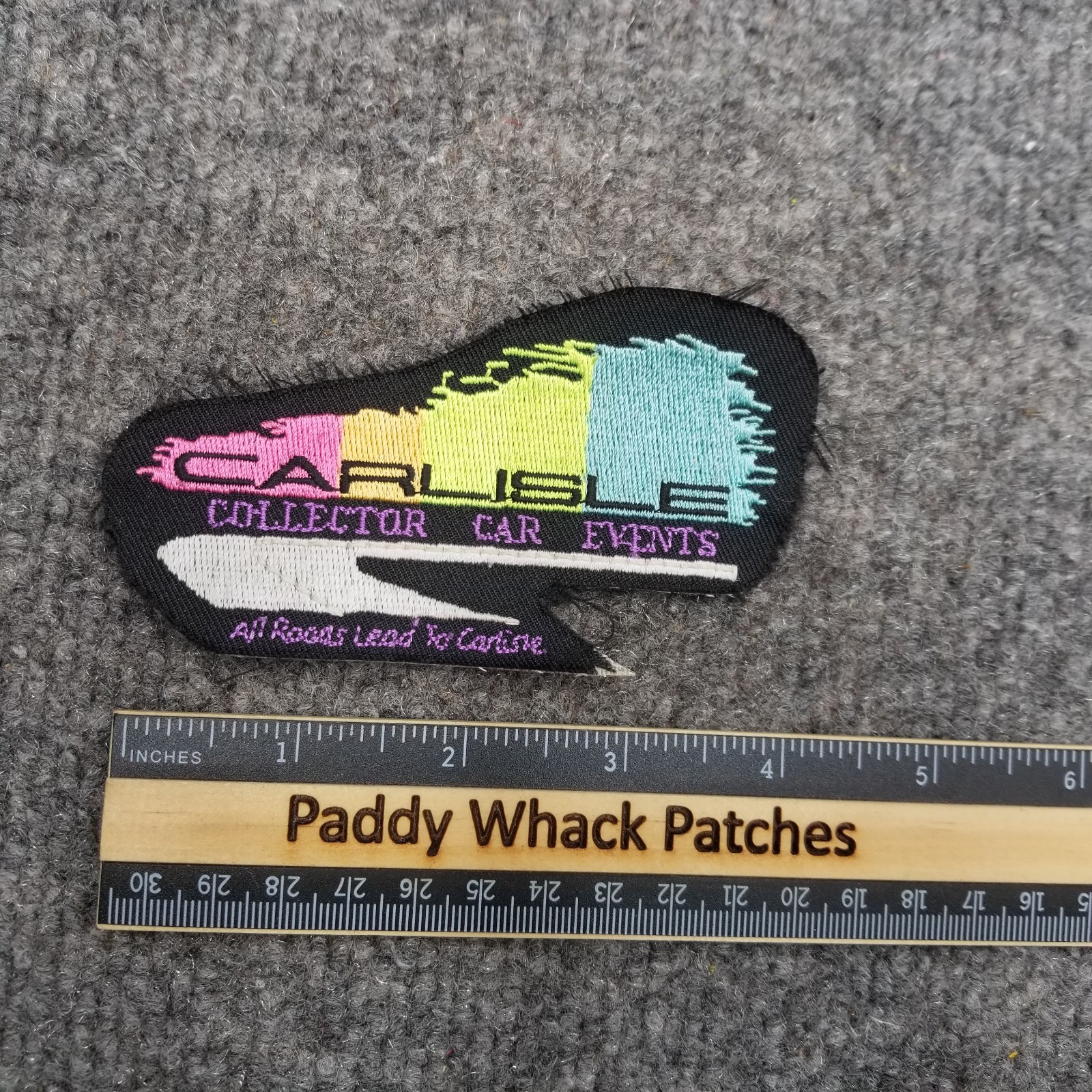 Vintage Carlisle Collector Car Events Patch 70s 80s All Roads Lead To Carlisle .