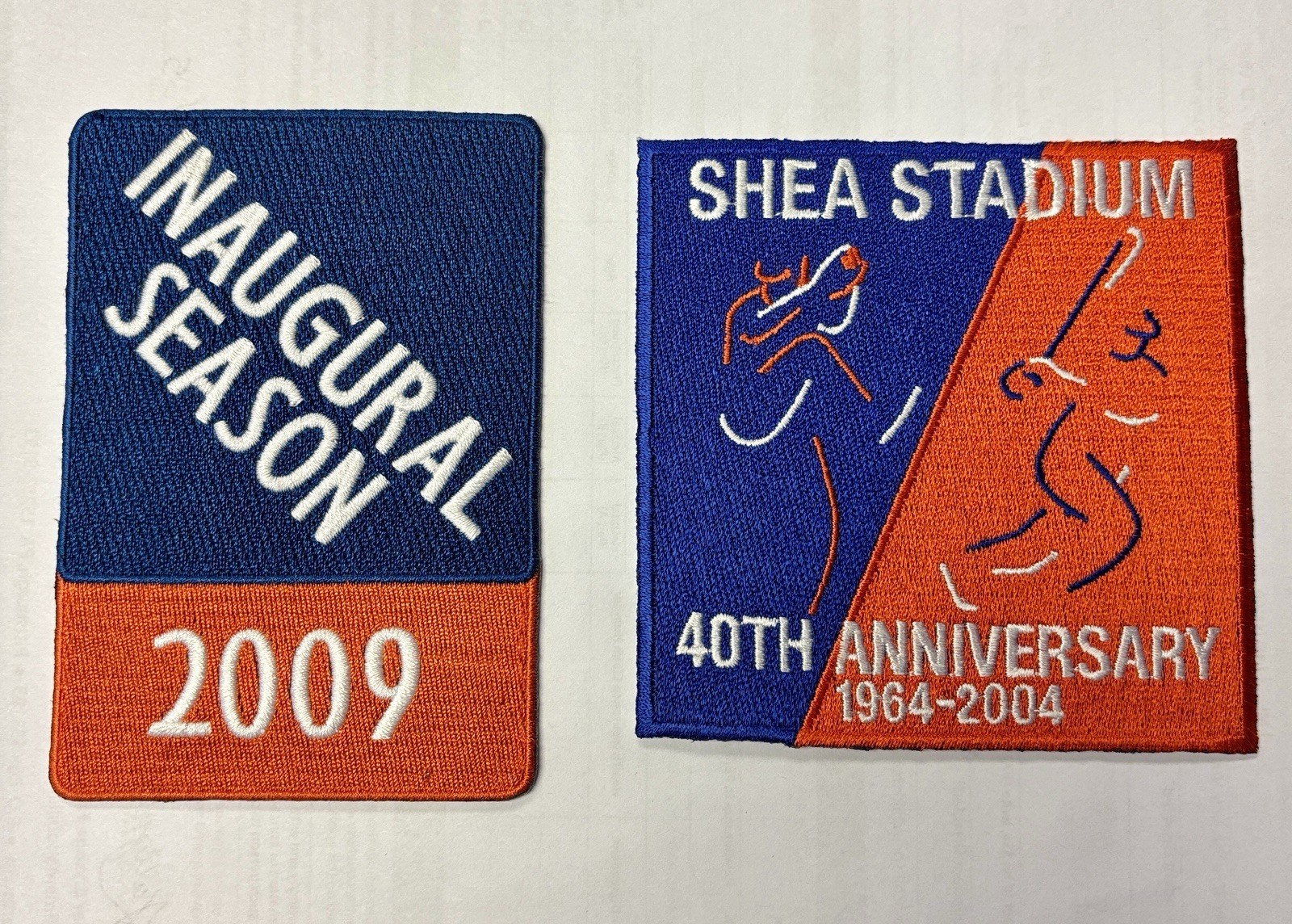Lot of 2 - Shea Stadium and Citi Field Patches - New York Mets