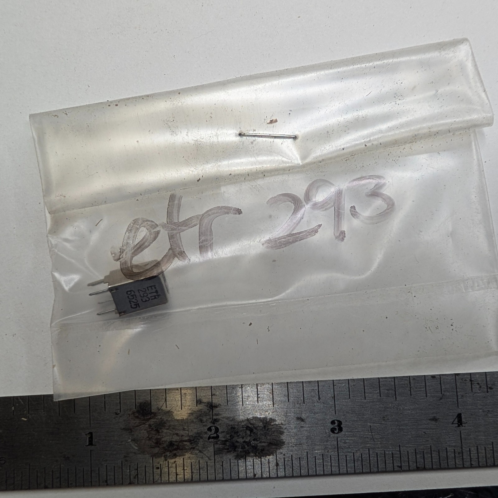 x1 Vintage ETR 293 Shielded Inductor RF Coil Transformer 6525 5-Pin Metal Can