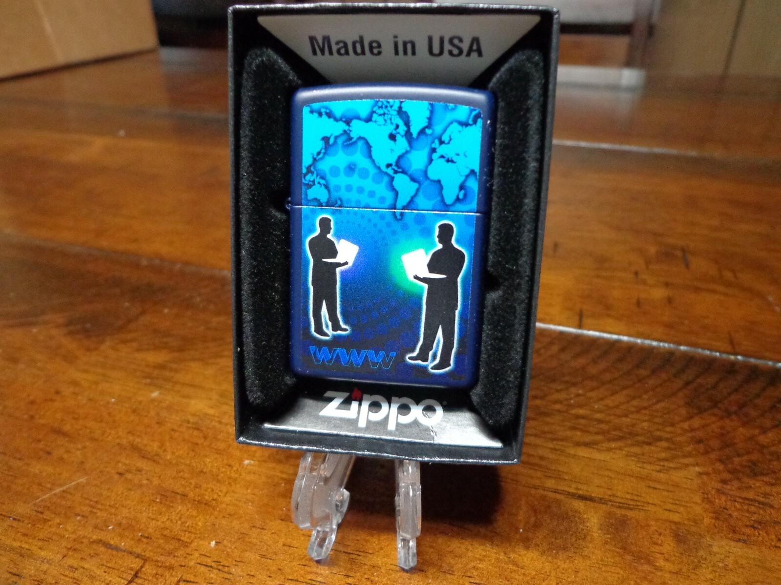 WWW WORLD WIDE WEB COMPUTERS ZIPPO LIGHTER MINT IN BOX