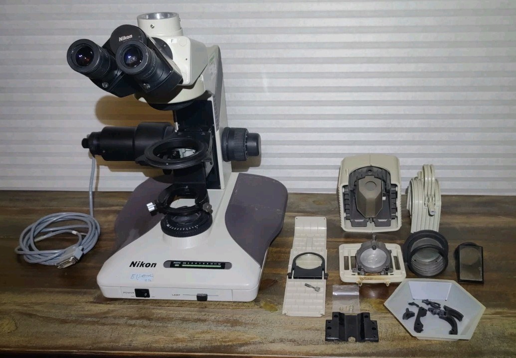 Nikon Optiphot 2 Trinocular Microscope (for parts)