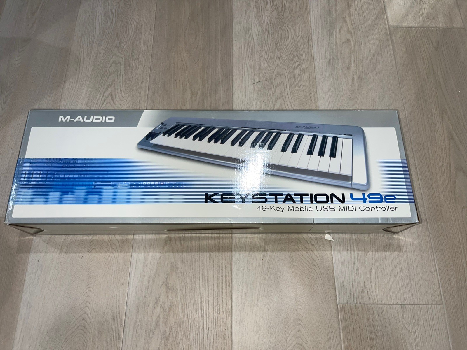 M Audio Key station 49e USB MIDI Keyboard Controller W/ Manual & Cables
