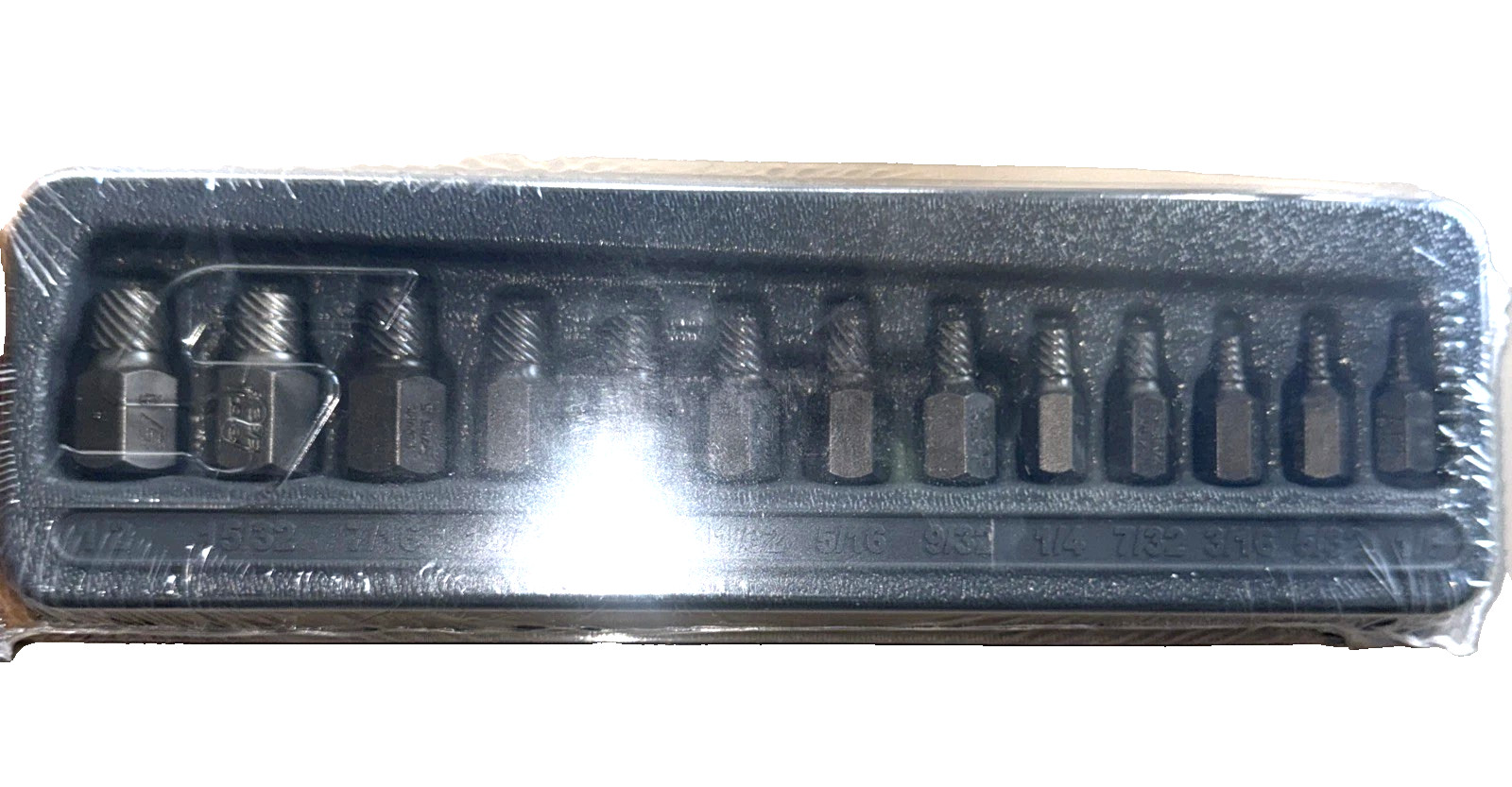 New Snap-on™ 1/8" - 1/2" REX13C 13-pc Multi Spline Screw Extractor Set