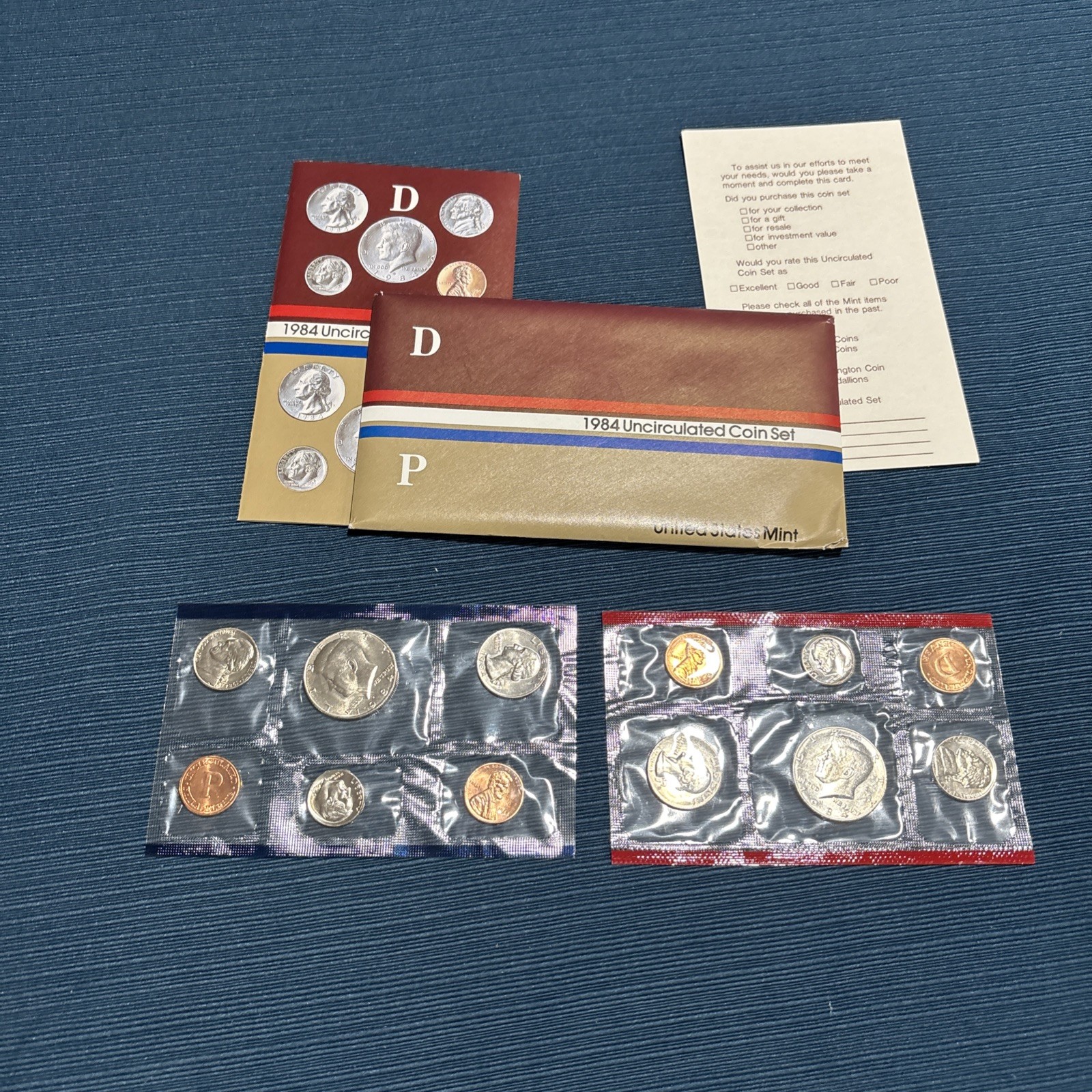 1984 United States Mint Uncirculated Coin Set