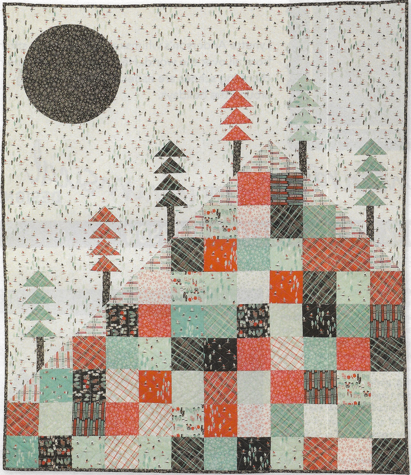 Ski Trip Quilt quilting pattern instructions
