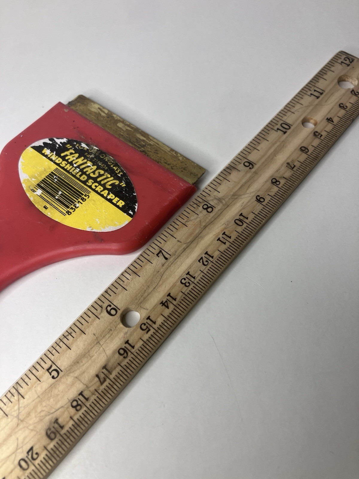 Fantastic Windshield Ice Scraper Red Color Used Condition