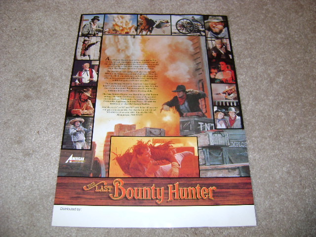 THE LAST BOUNTY HUNTER video flyer