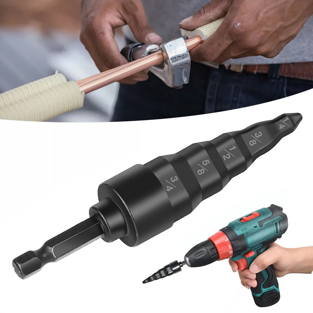 Air Conditioner Tools Copper Pipe Tube Expander Swaging Tool Drill Bit Flaring ๑