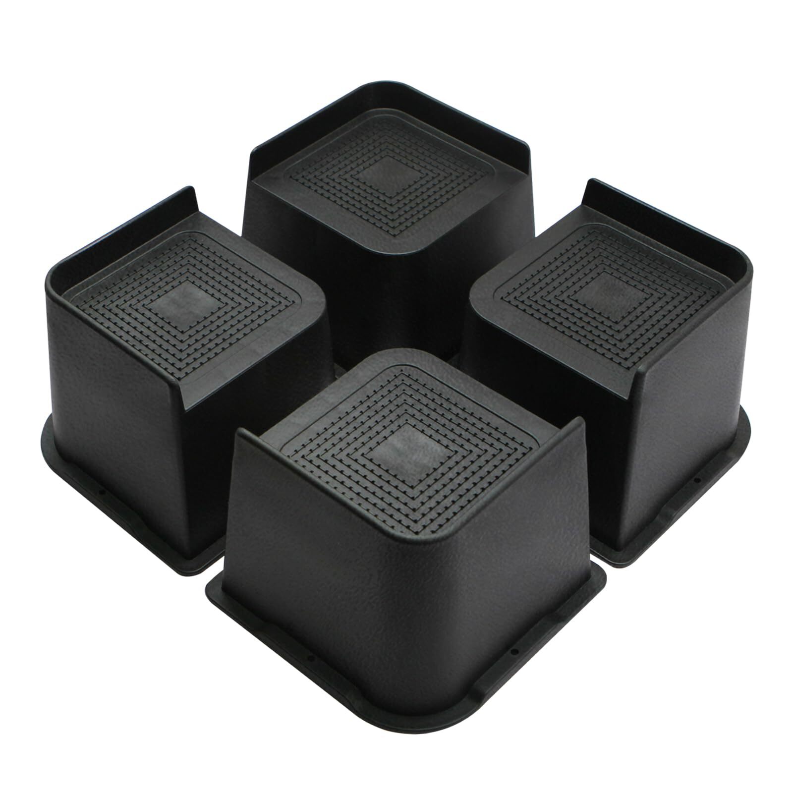 Bed Risers 2 inch 3 inch 4 inch 6 inch or 8 inch Heavy Duty Furniture Risers ...