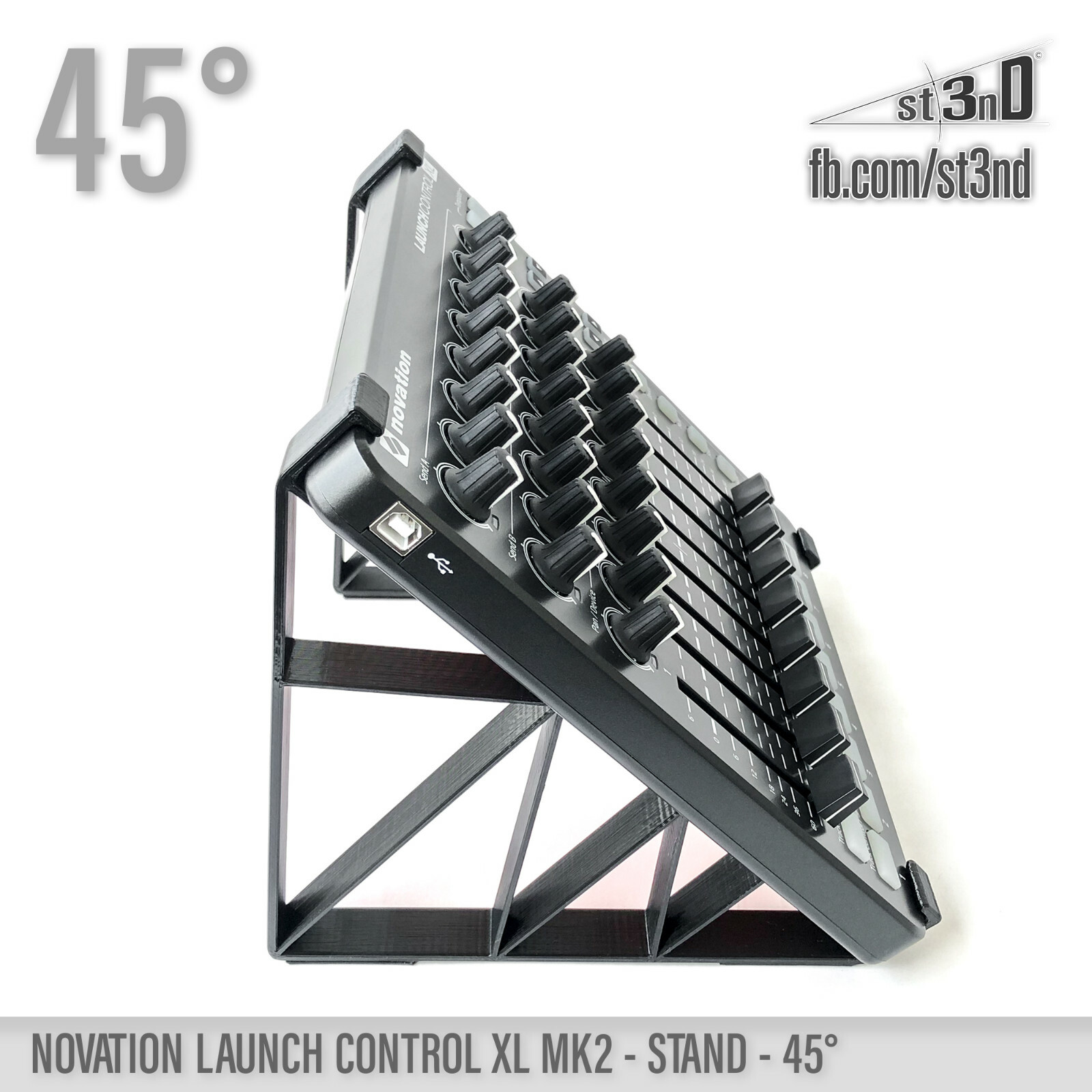 STAND for NOVATION LAUNCH CONTROL XL Mk2 - 45°