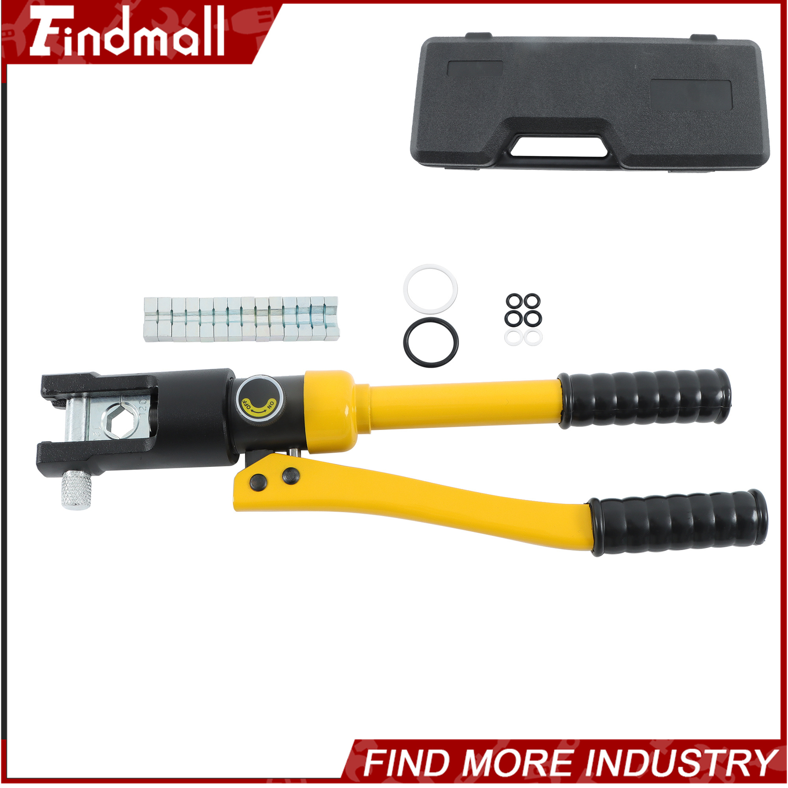 Findmall YQK-120 12T Hydraulic Wire Crimping Tool Cable Lug Terminal Crimper