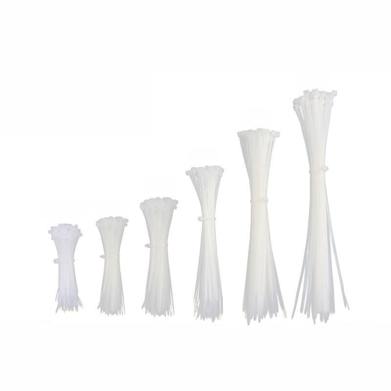 Nylon Plastic Cable Self-Locking Zip Tie Wrap Strong Extra Large Tie Black White