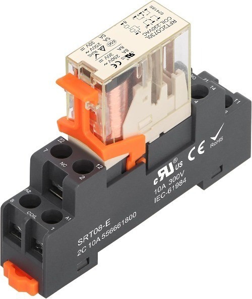 Power Relay RFT2CO730L AC 220V Coil 8 Pin 8A DPDT 2NO 2NC LED Indicator Light