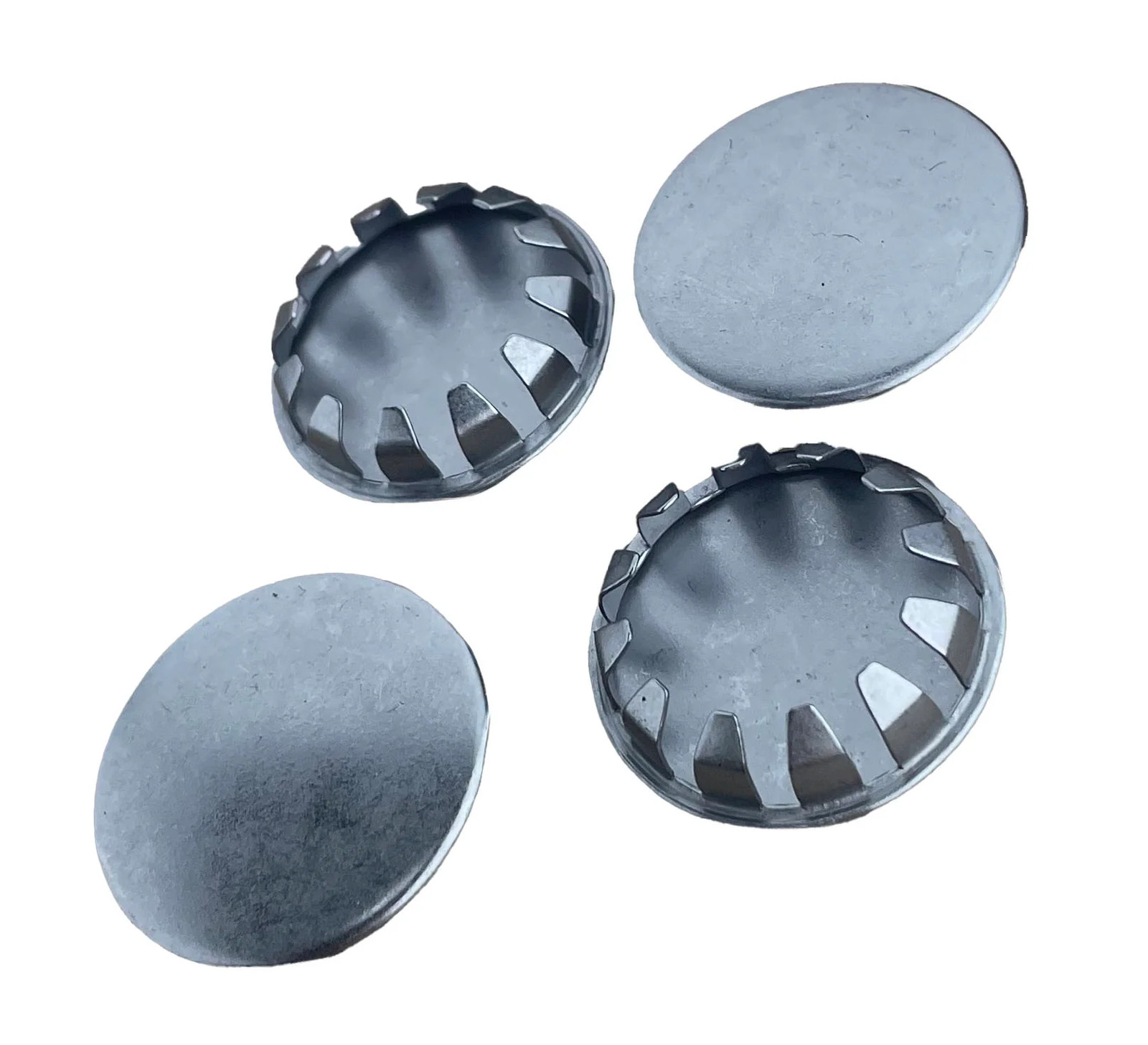 (4 PACK) 1" Plain Steel Metal Hole Plugs for .125"-.156" metal SP-1.00-PL