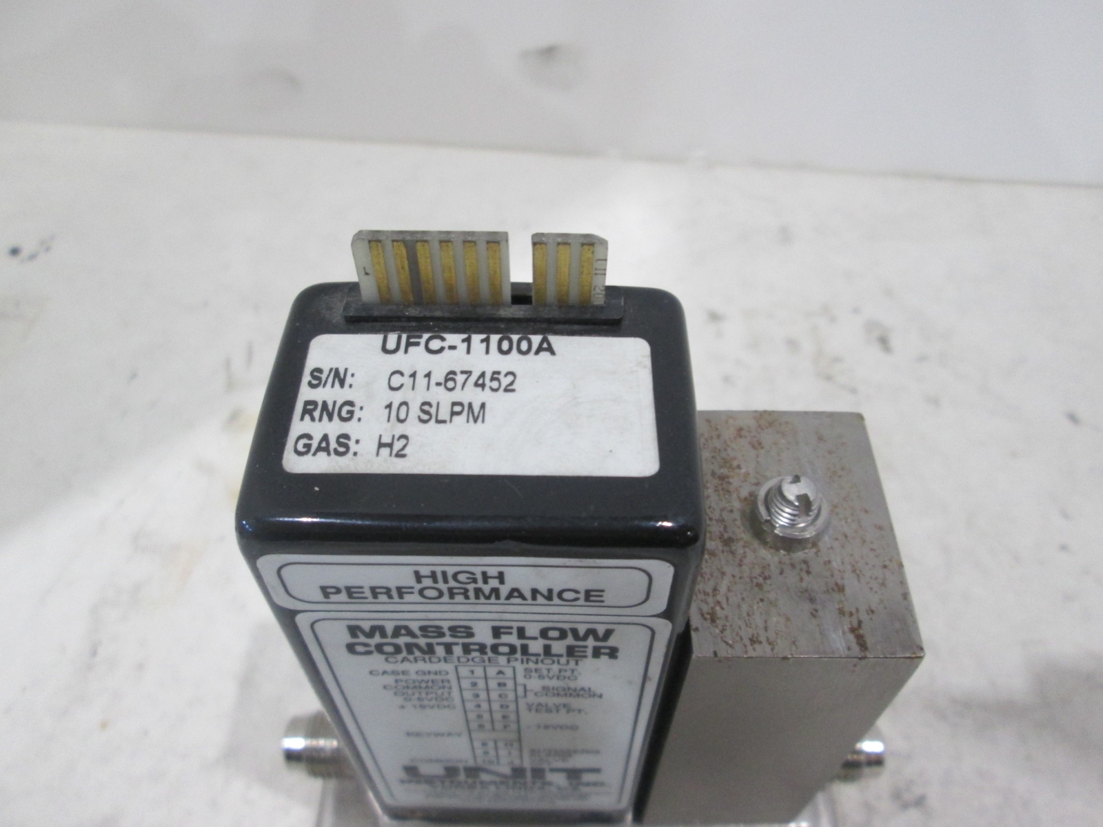 Unit, UFC-1100A, Range 10 SLPM, Gas H2, Used