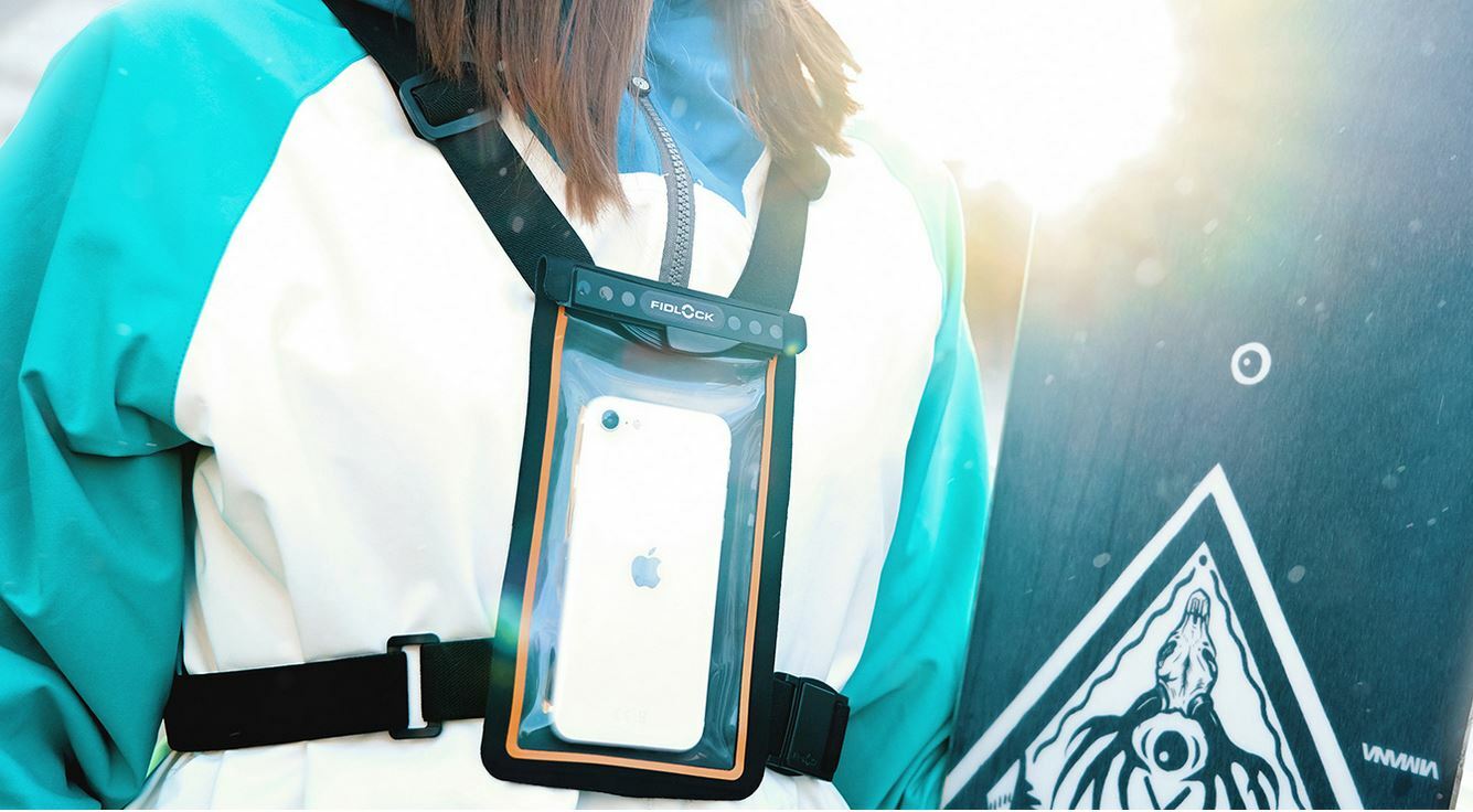 Fidlock HERMETIC Chest Bag - 100% Waterproof Phone Carrier and Sports Pack