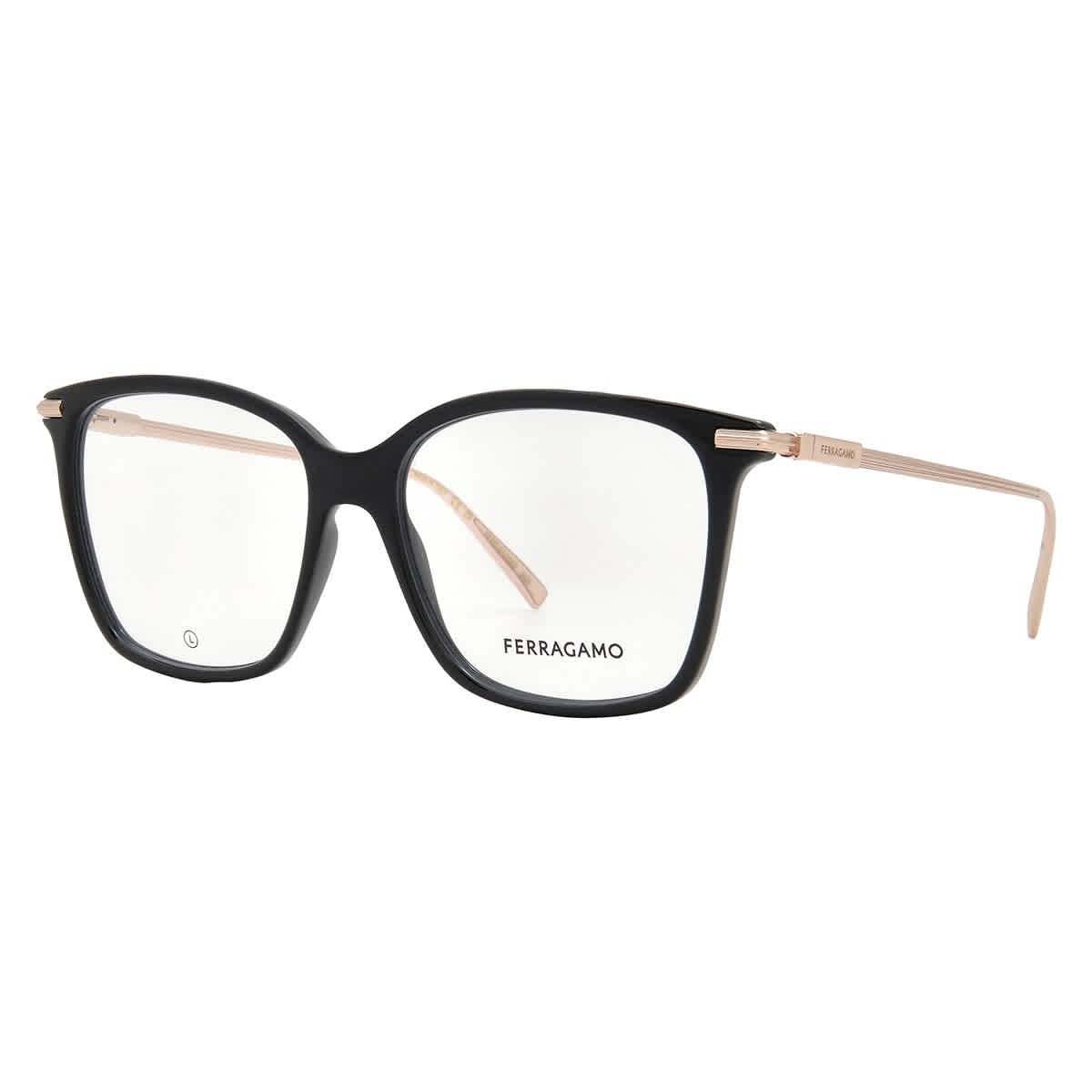 Ferragamo Demo Square Ladies Eyeglasses SF2992 001 53 SF2992 001 53