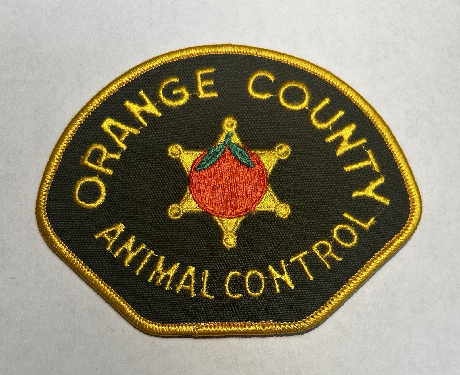 VINTAGE CALIFORNIA CA ORANGE COUNTY ANIMAL CONTROL PATCH #PDD47