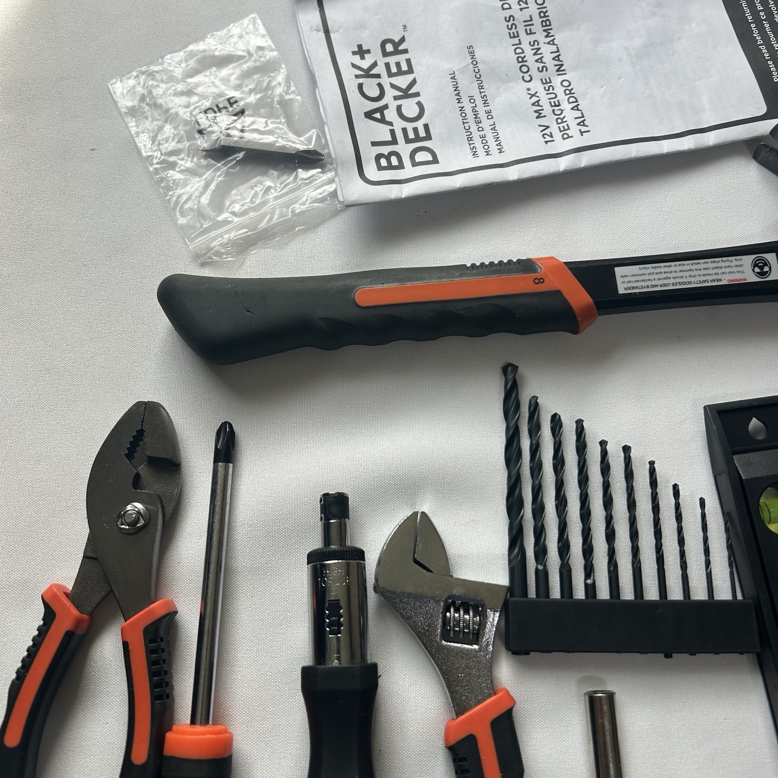 BLACK+DECKER 12V MAX* Cordless Drill/Driver + 59 Piece Project Kit, BDCDD12PK