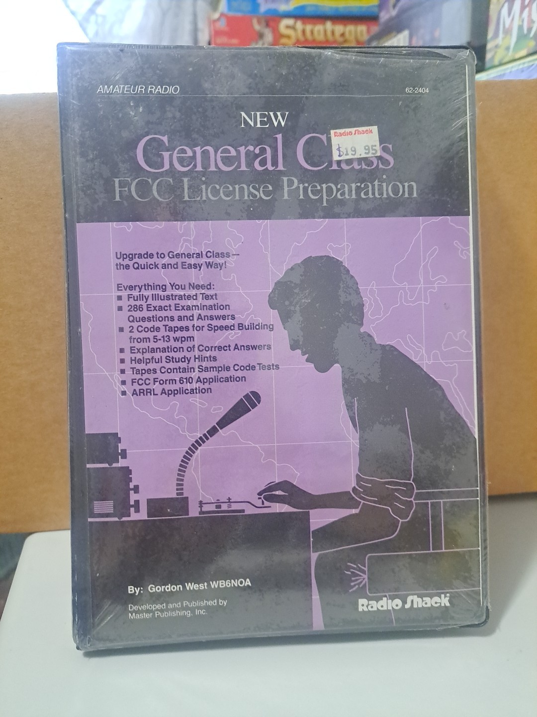 Vintage 1991 NEW GENERAL CLASS FCC LICENSE PREPARATION Cassettes Radio Shack NIP