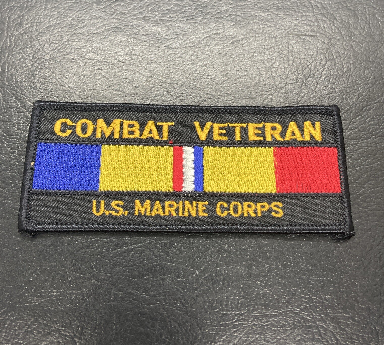 Patch, Embroidered, Combat Veteran U.S. Army, 4-1/4”x1-3/4”