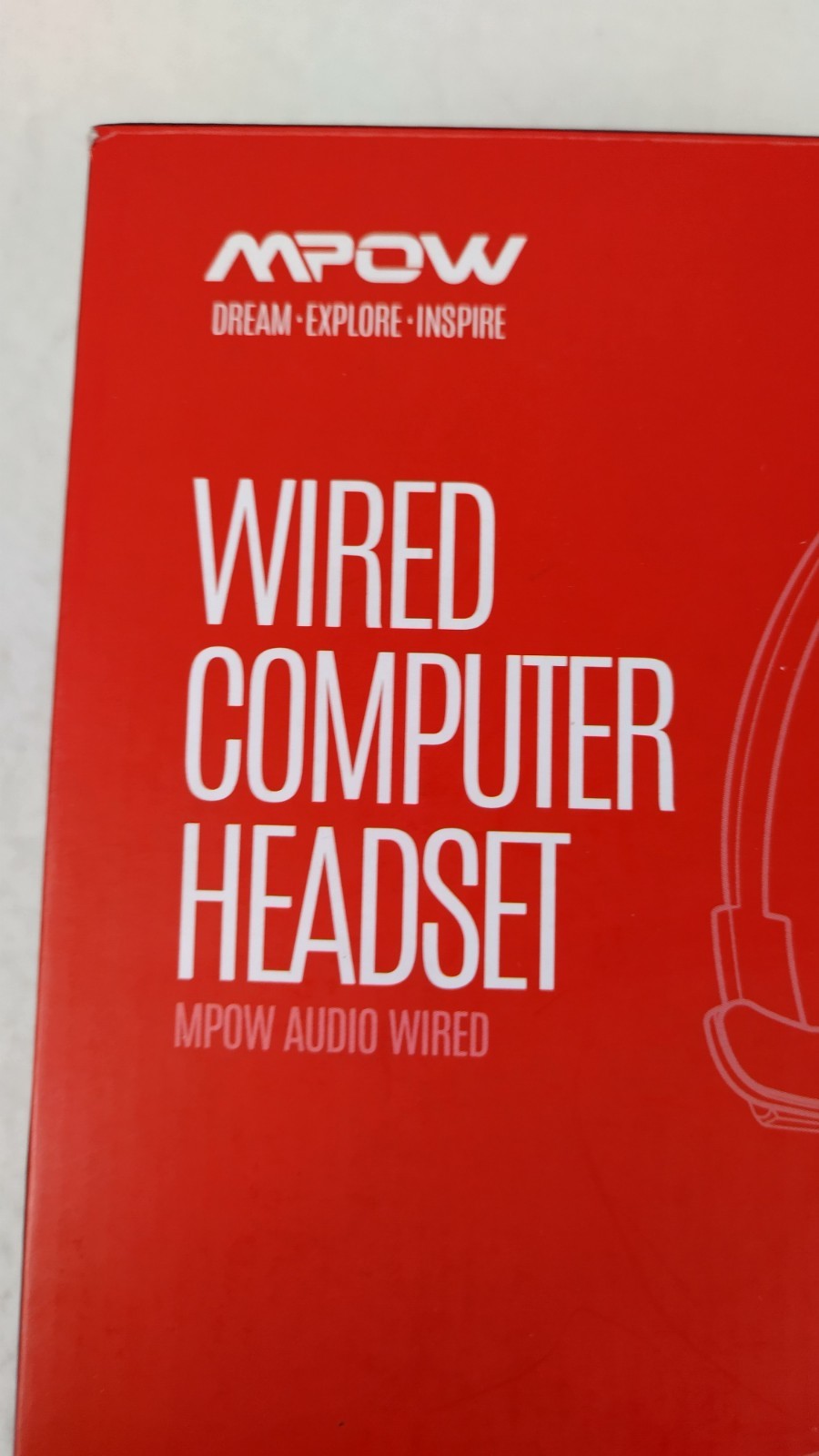 MPOW Hc8 Wired Computer Headset Noise Reduction Model Bh508A New With Out Tags