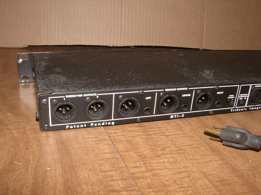 Miles Technolgy electroacoustic stereo image system PA live rack effect untested