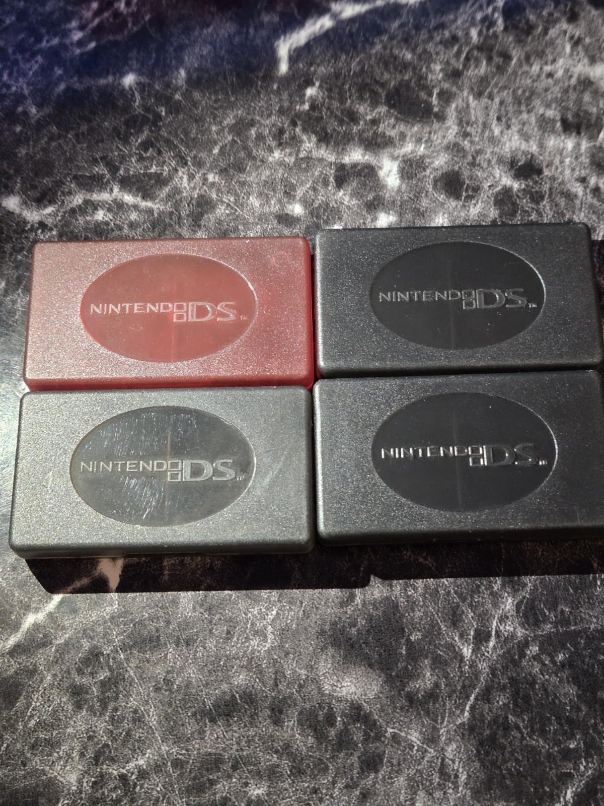 Nintendo DS Official Game Cartridge Case Game Holders Set Of 4