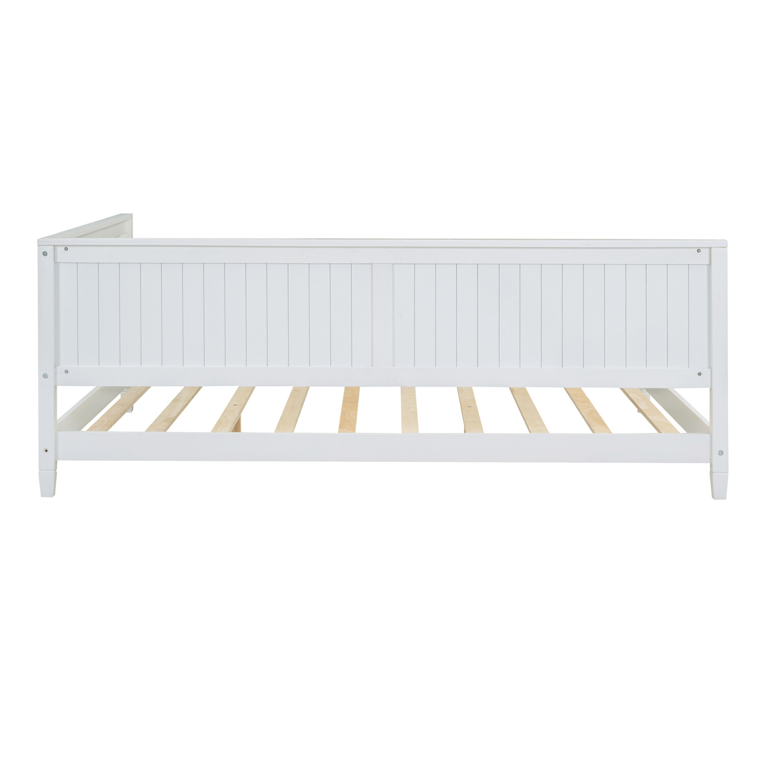 Full Size Wooden Daybed Modern Wooden Bed Frame Sofa Bed White/Gray/Espresso US
