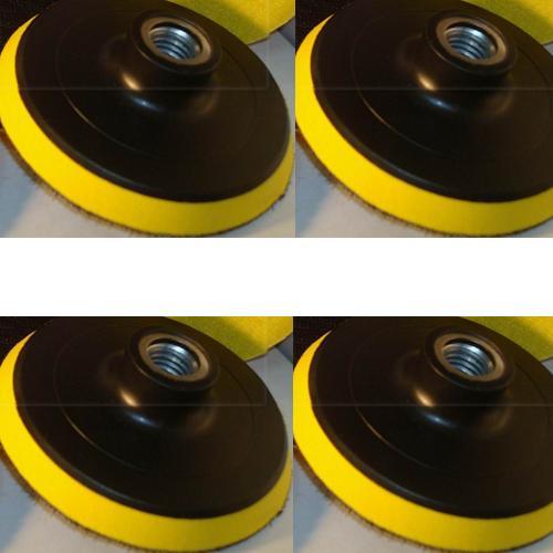 130 Pieces 4" Back Holder/Backer Pads for Diamond Polishing Pads 5/8"-11 Thread