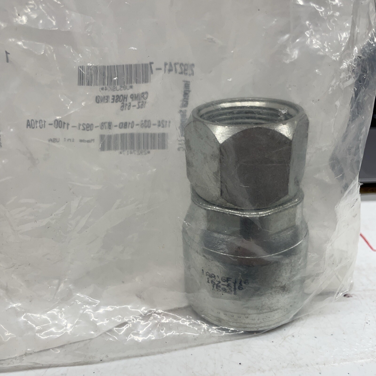 Imperial Supplies 16Z-616 Hydraulic Fitting #16 Female JIC Swivel 1 5/16" 12 S13