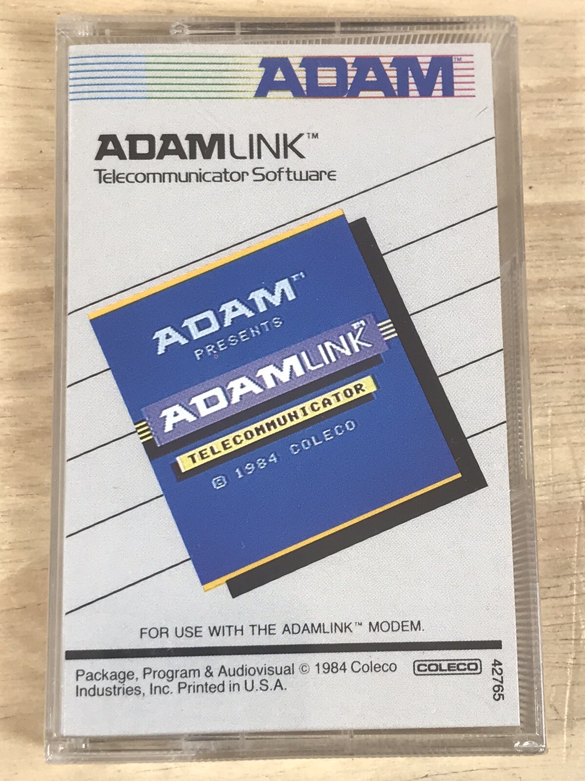 Adam AdamLlink Telecommunications Software Digital Data Pack 1984 Coleco Sealed