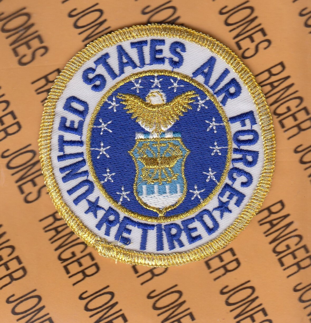USAF U.S. Air Force Retired 3" patch m/e