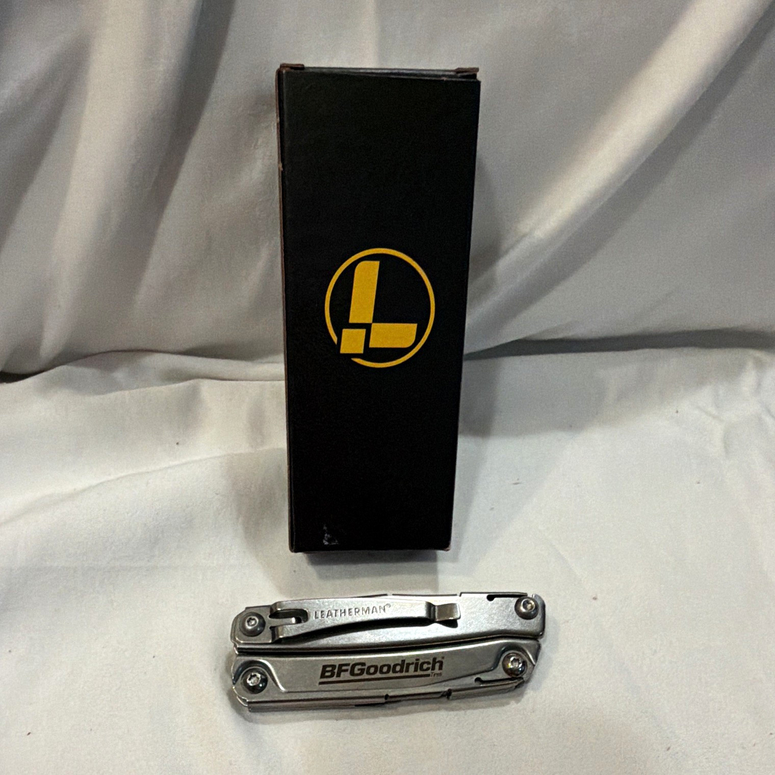 Leatherman Rebar Stainless Steel Multi-Tool BFGoodrich Logo w/ Box & Guide