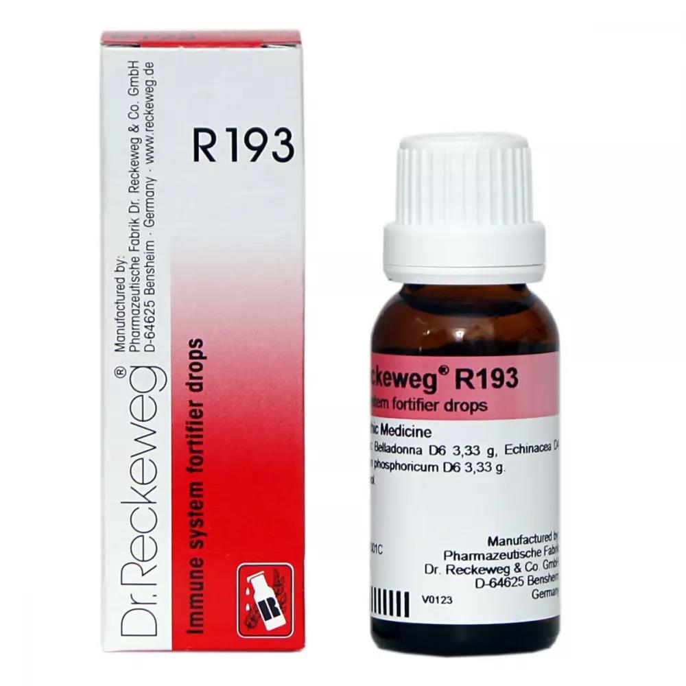 Dr. Reckeweg Germany Homeopathic R193 Immune System Fortifier Drops (22ml)