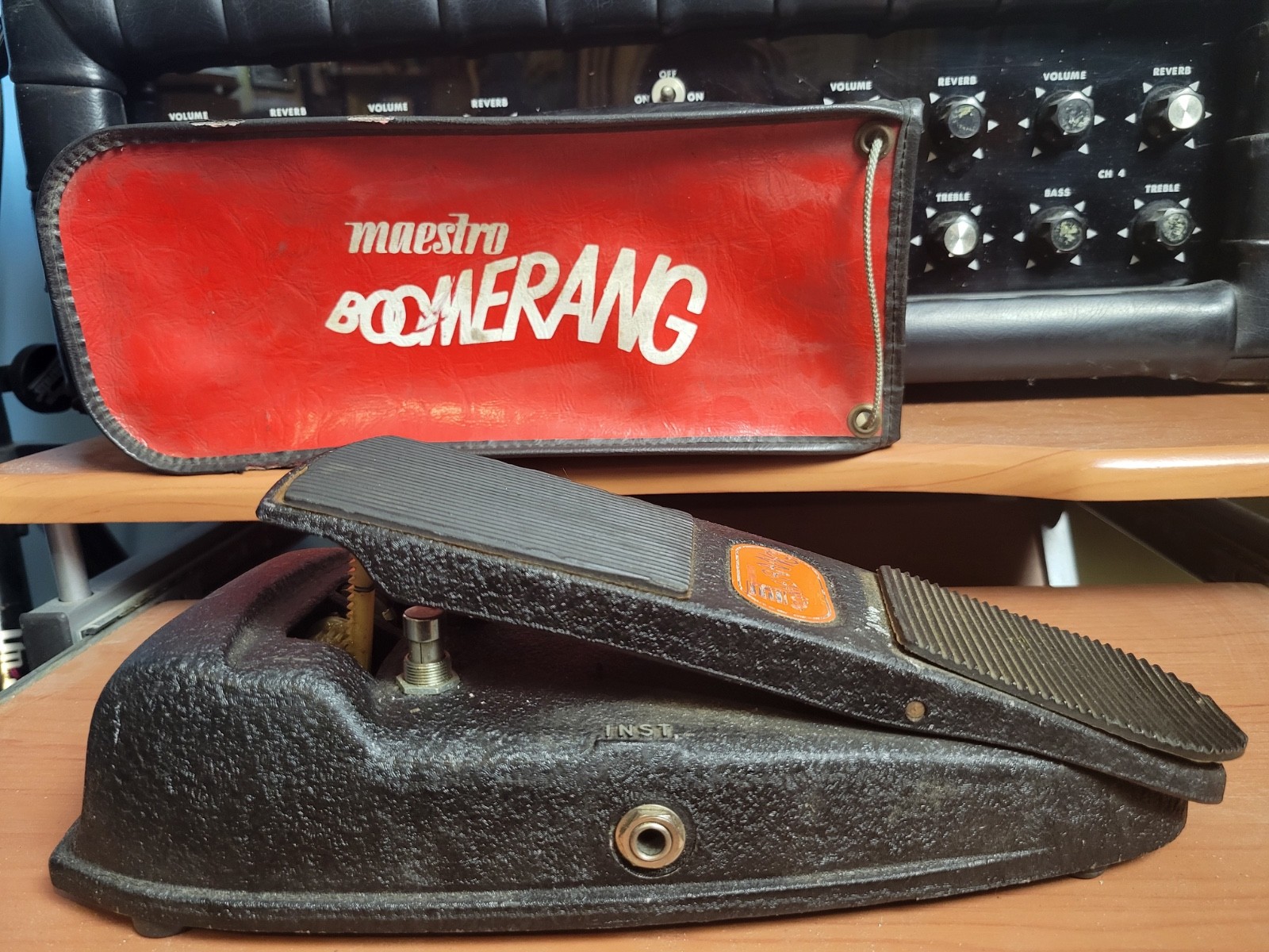 Maestro BG-2 BOOMERANG II with original bag | 1972-73 Vintage Guitar Wah Pedal