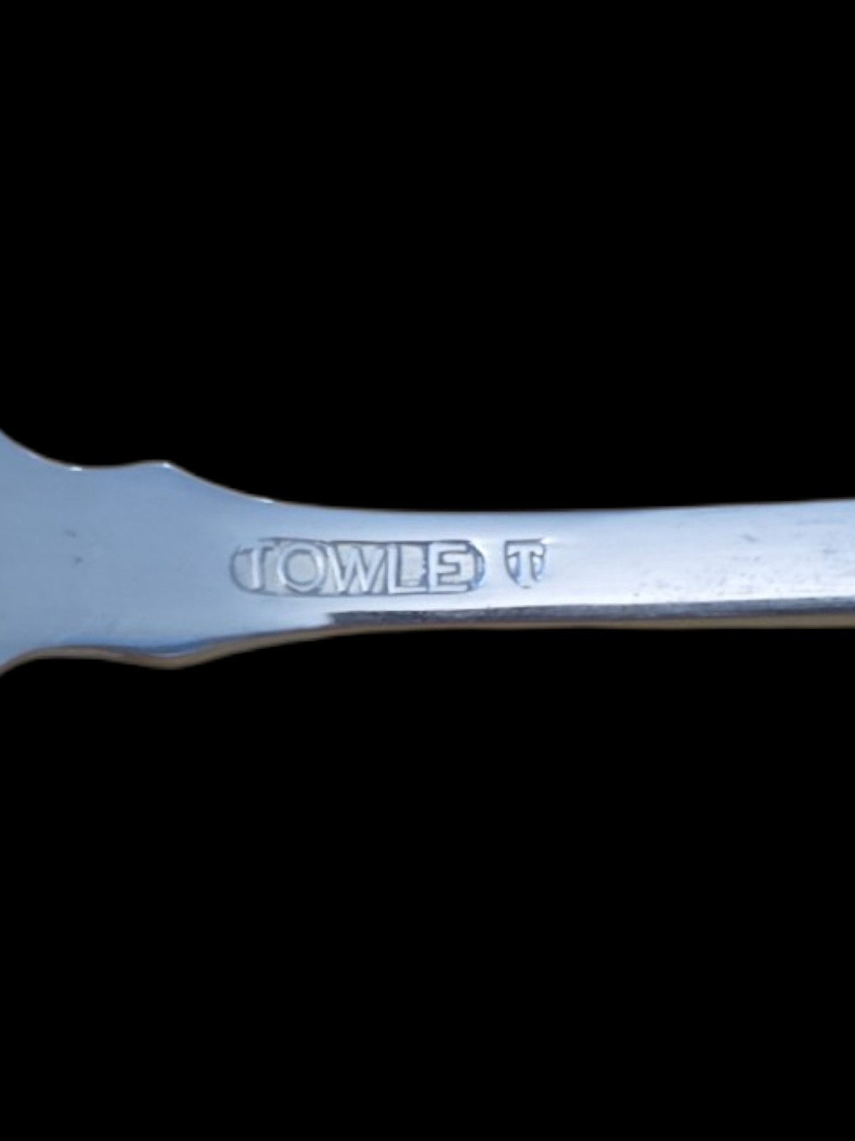 6 Towle T Byfield 6.75" Table Soup Spoons