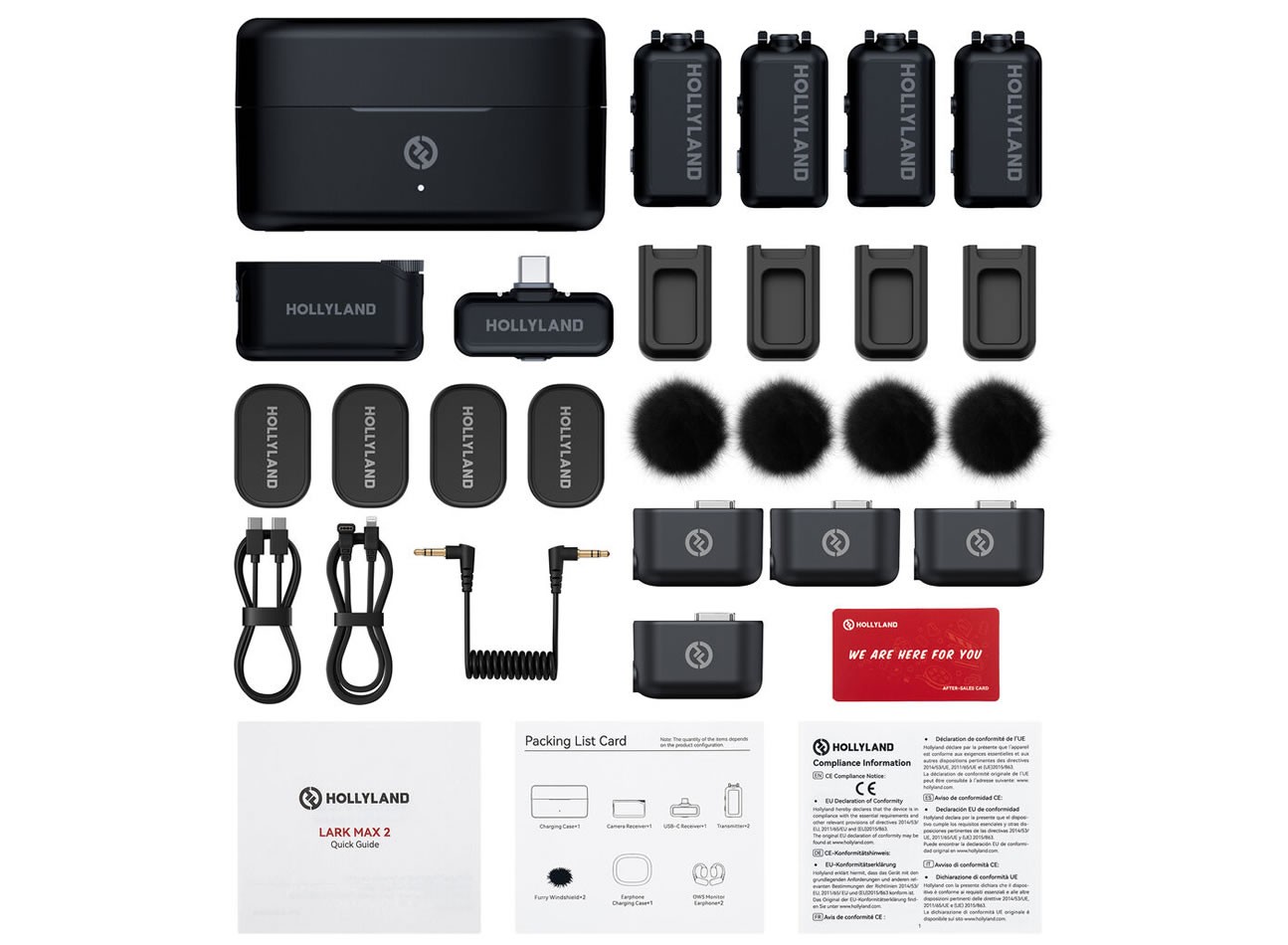 Hollyland LARK MAX 2/4-Person Wireless Microphone System