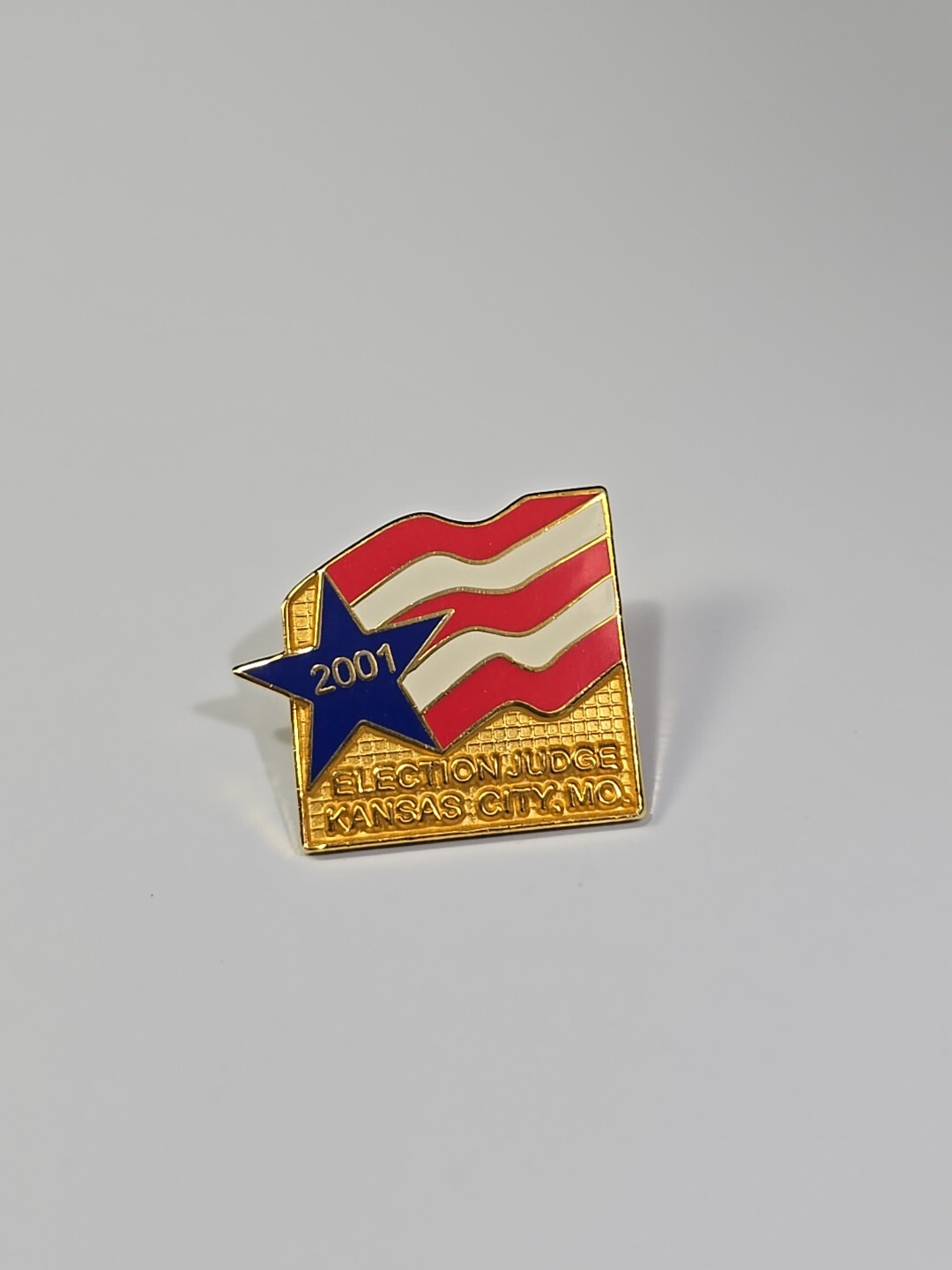 Election Judge Kansas City 2001 Lapel Pin