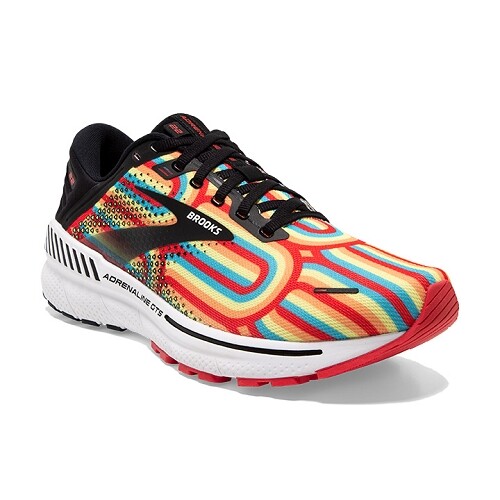Brooks Adrenaline GTS 22 Disco Black Bittersweet Women Running Shoes 1203531B075