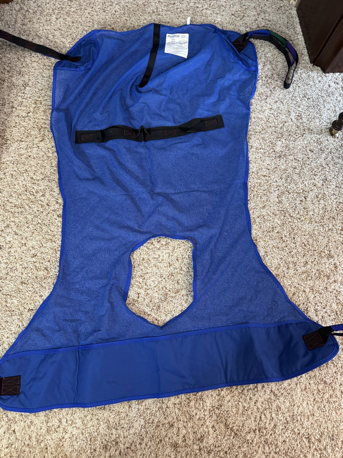 ProHeal Full Body Mesh Sling w/ Commode Cut Out - Large, 600 lbs Capacity, 30115