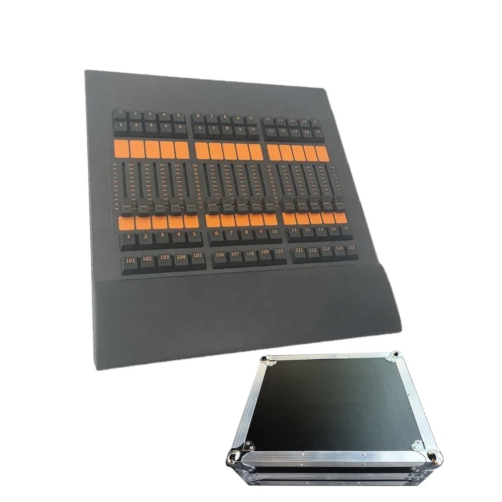 Fader Wing Console with Fligth Case Stage Lights Controller DMX for MA2