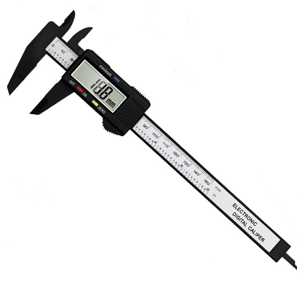 Plastic 150mm Digital Vernier Caliper Micrometer Measure Tool Gauge Ruler