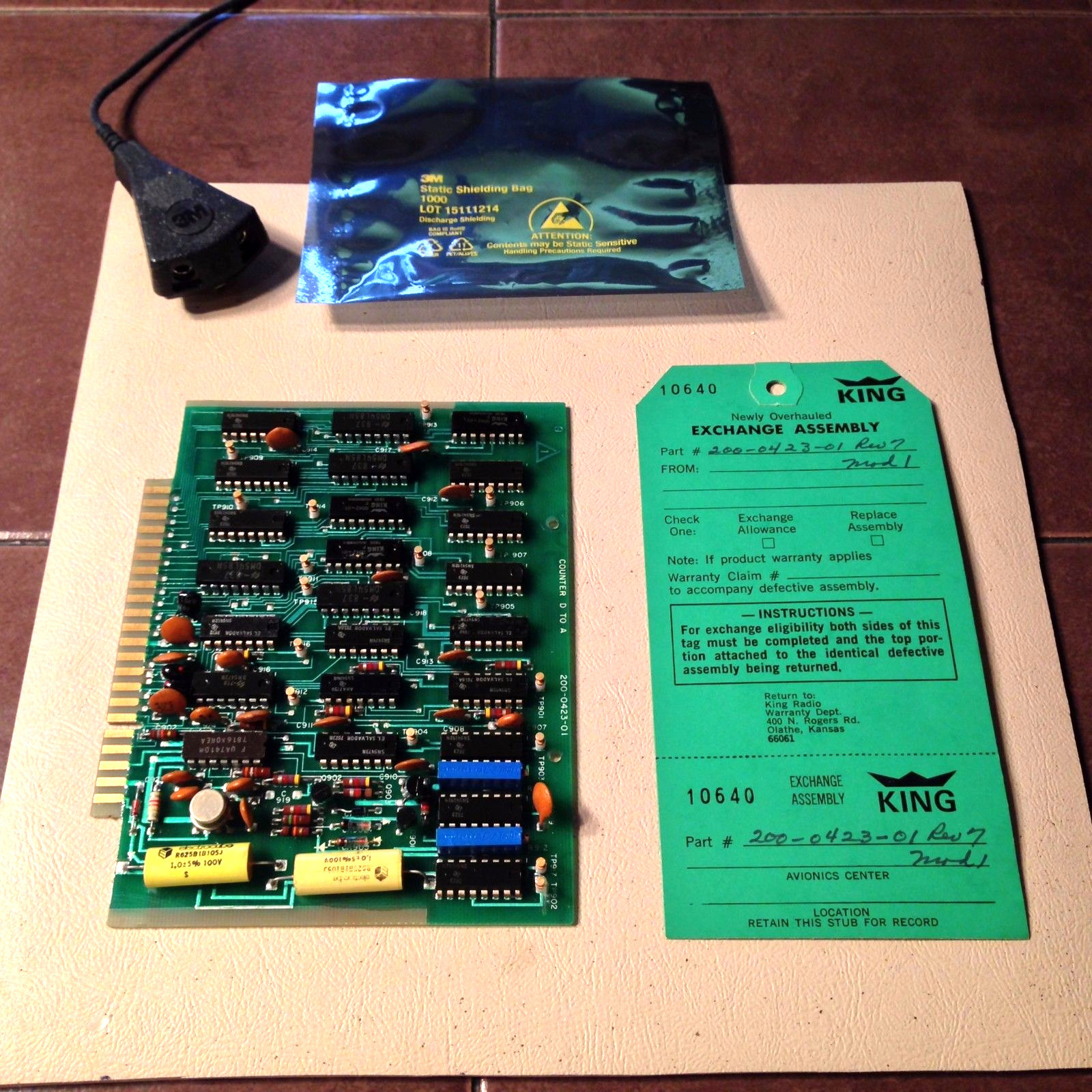 King KDM-705A Controller Board 200-0423-01,  NOS