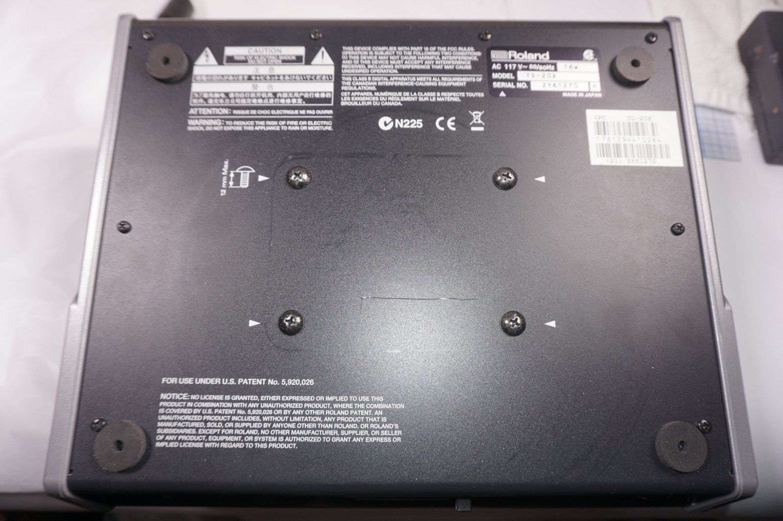 Roland TD-20X V-Drums Percussion Sound Module Good GP