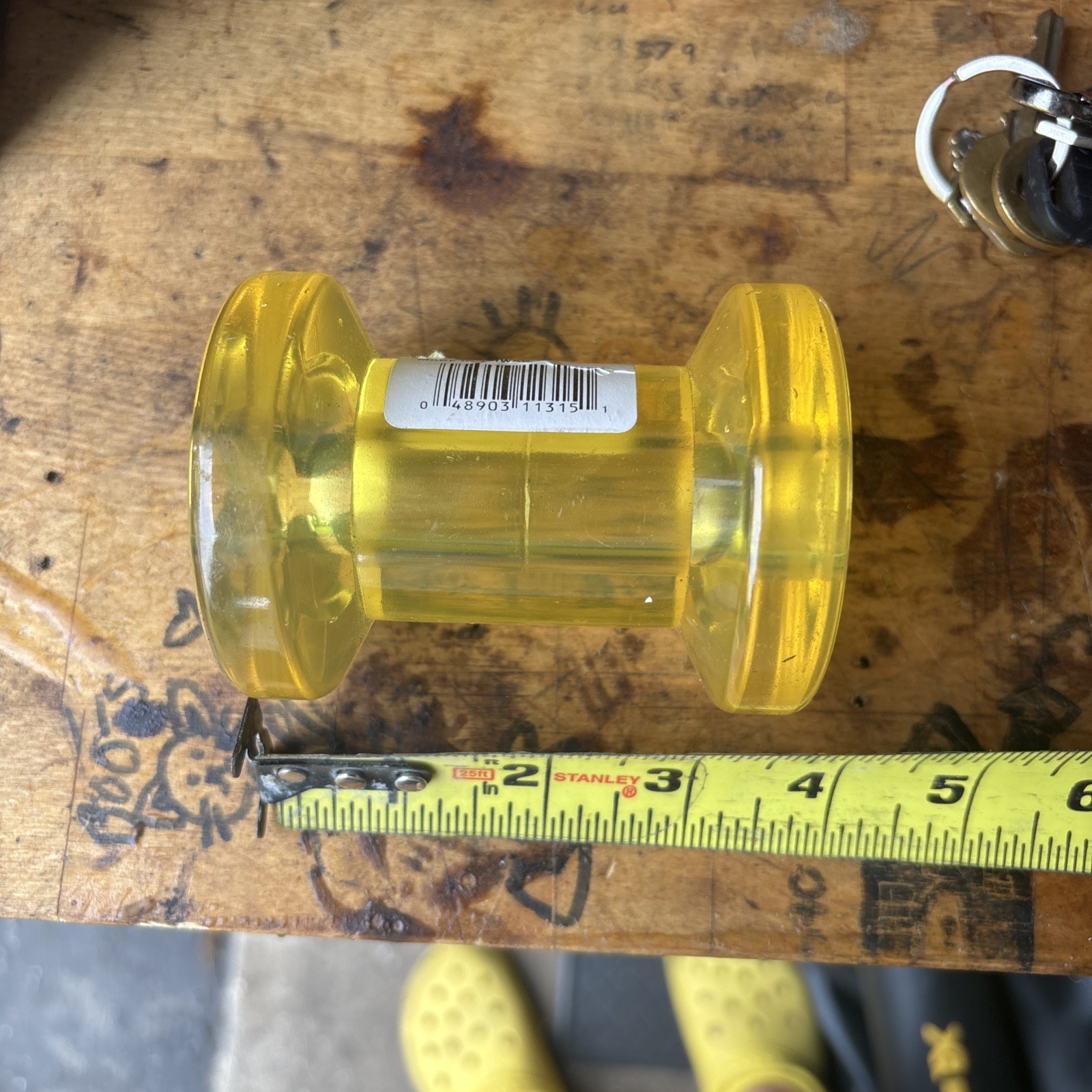 spool keel roller